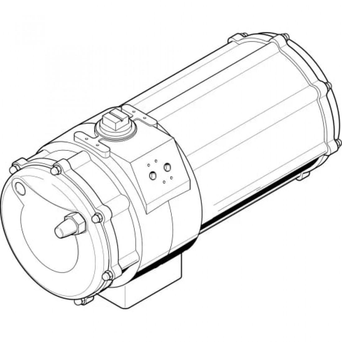 Неполноповоротный привод Festo DAPS-1440-090-RS2-F16-T6