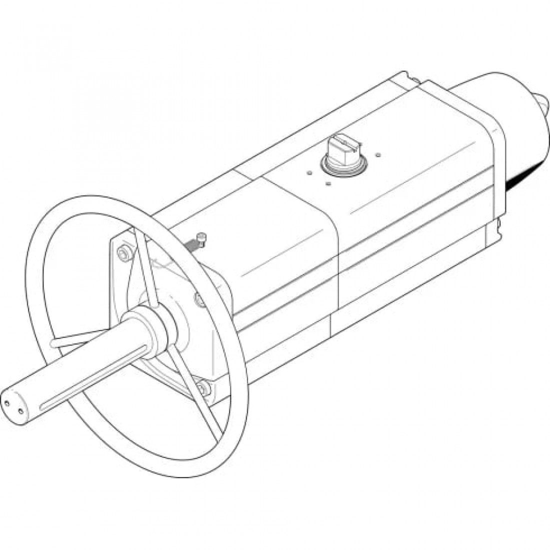 Неполноповоротный привод Festo DAPS-0480-090-RS4-F1012-MW