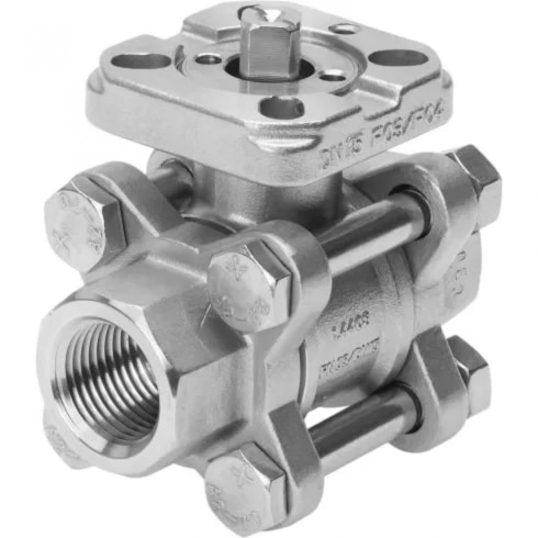 Шаровой кран Festo VZBA-11/2-GG-63-T-22-F0507-V4V4T Ру63 Ду40 (PN63 DN40)