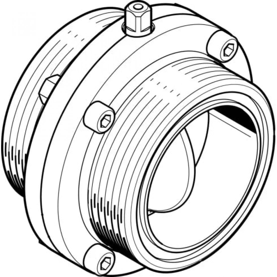 Поворотный затвор пищевой Festo VZFB-SZ-3&rdquo;-TT-V4V4V