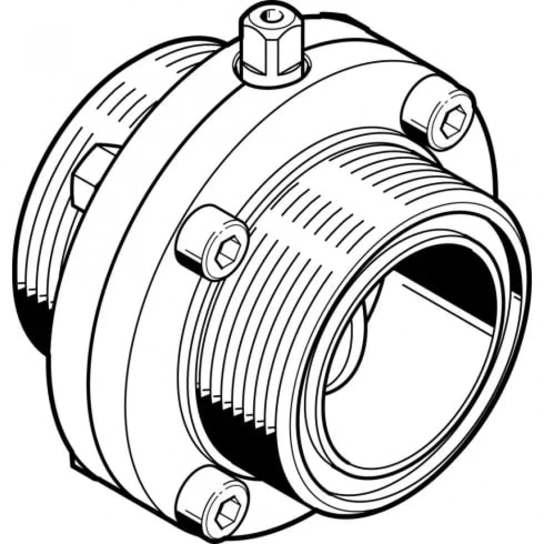 Поворотный затвор пищевой Festo VZFB-SZ-2&rdquo;-TT-V2V2V