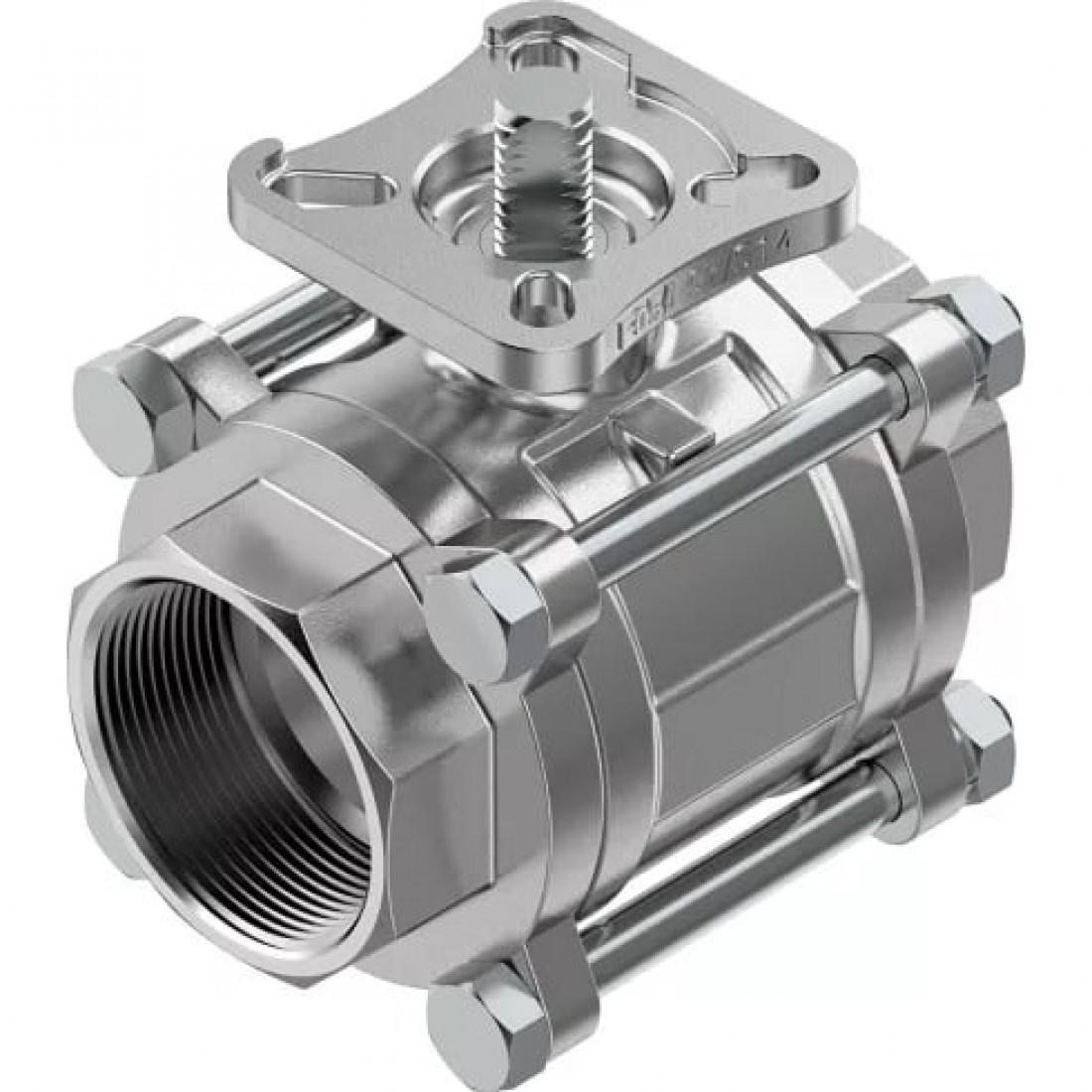 Шаровой кран Festo VZBE-2-T-63-T-2-F0507-V15V15 Ру63 Ду50 (PN63 DN50)