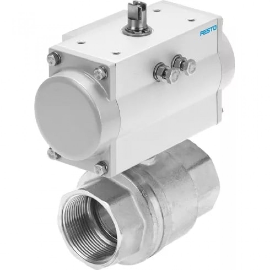 Шаровой кран с приводом Festo VZBM-A-1-RP-25-D-2-B2-PB20 Ру25 Ду25 (PN25 DN25)