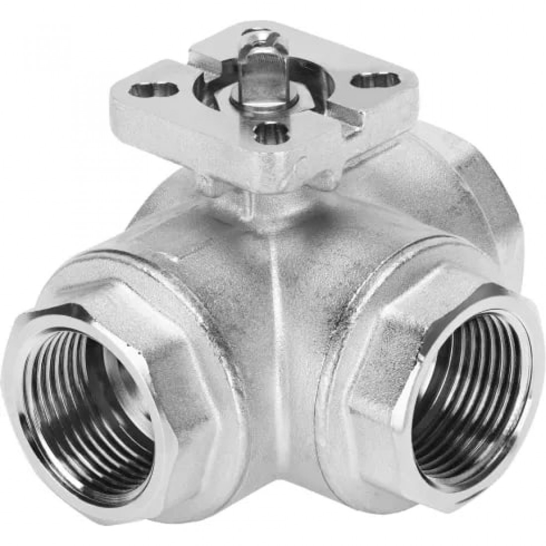 Шаровой кран Festo VZBM-11/4-RP-40-F-3T-F0405-B2B3 Ру40 Ду32 (PN40 DN32)
