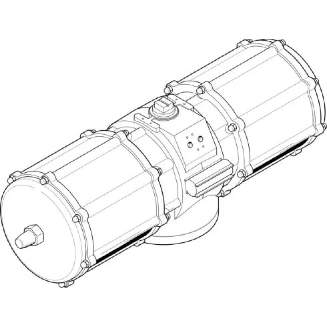 Неполноповоротный привод Festo DAPS-4000-090-RS2-F25