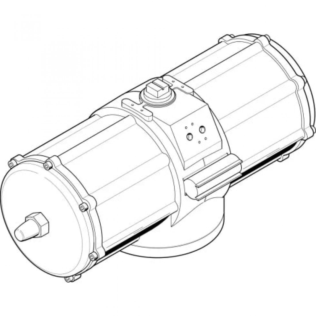 Неполноповоротный привод Festo DAPS-5760-090-R-F25-T6