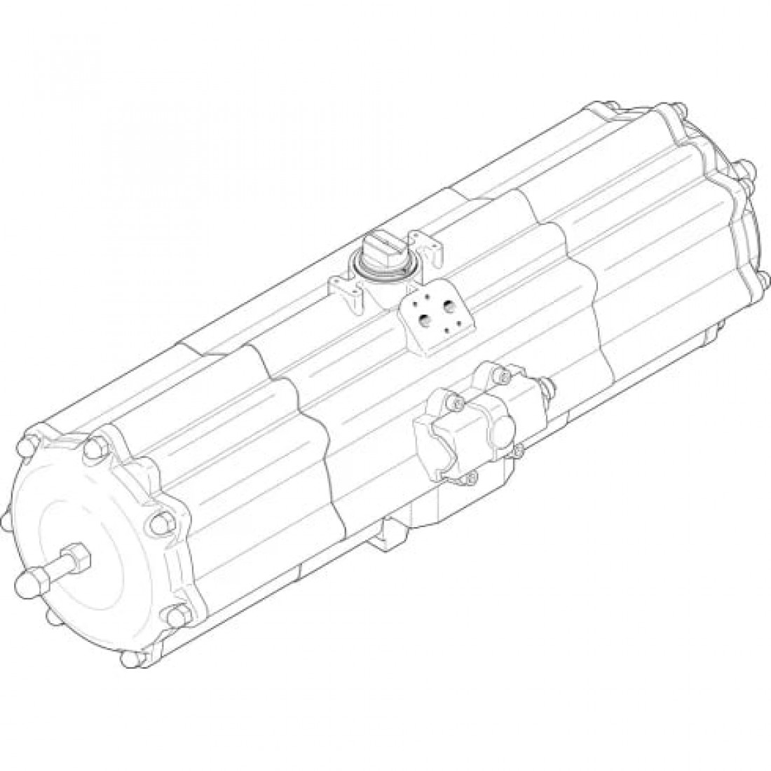 Неполноповоротный привод Festo DAPS-2880-090-RS3-F16-T6