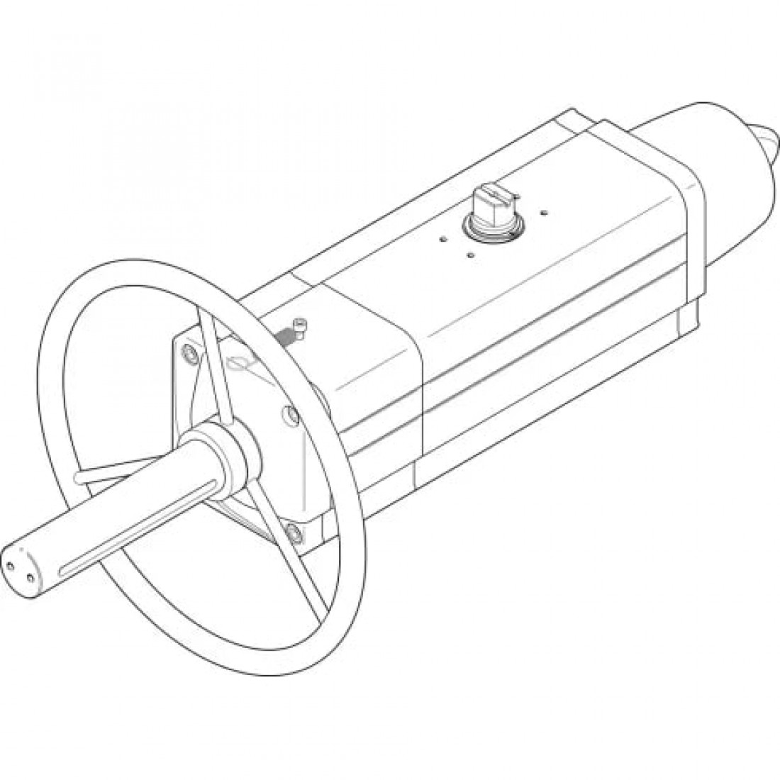 Неполноповоротный привод Festo DAPS-0240-090-RS2-F1012-MW