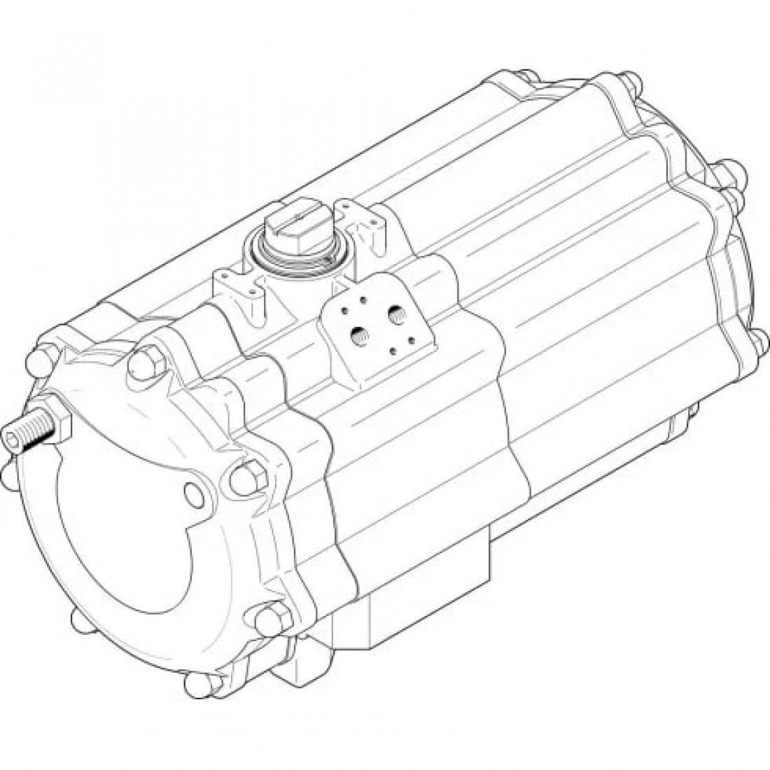 Неполноповоротный привод Festo DAPS-2880-090-R-F16-T6