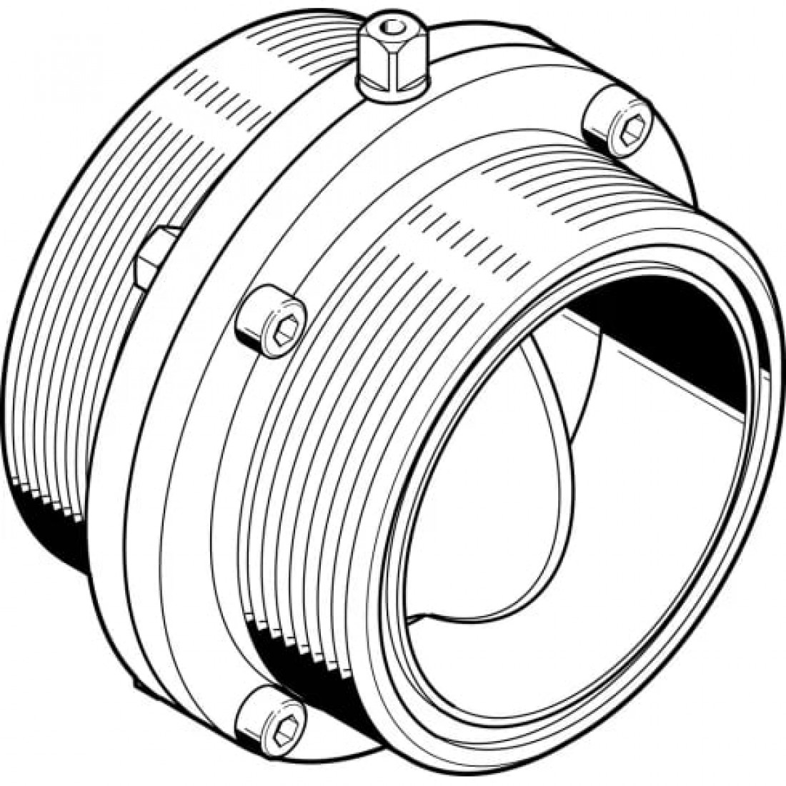 Поворотный затвор пищевой Festo VZFB-SZ-4&rdquo;-TT-V4V4V