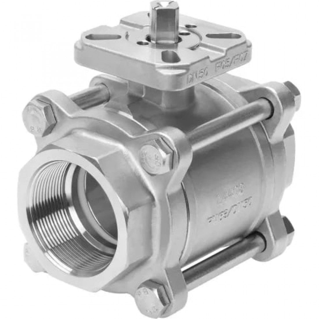 Шаровой кран Festo VZBA-21/2-GG-63-T-22-F0710-V4V4T Ру63 Ду65 (PN63 DN65)