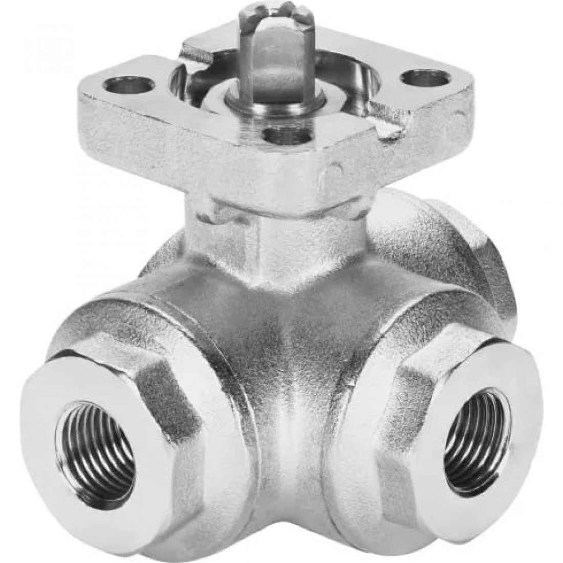 Шаровой кран Festo VZBA-1/4-GGG-63-32T-F0304-V4V4T Ру63 Ду8 (PN63 DN8)