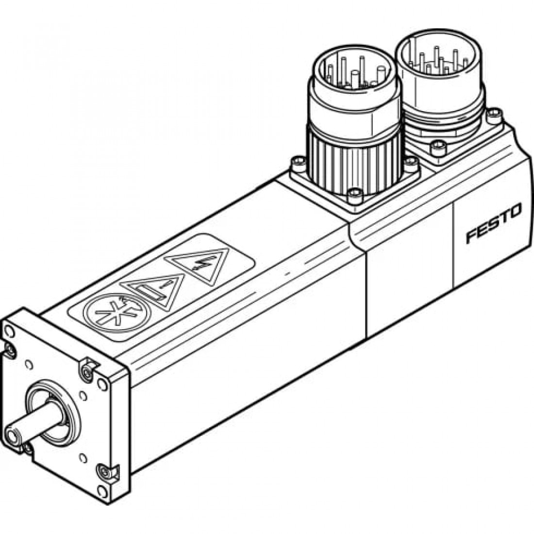 Серводвигатель Festo EMMS-AS-40-MK-LS-SRB