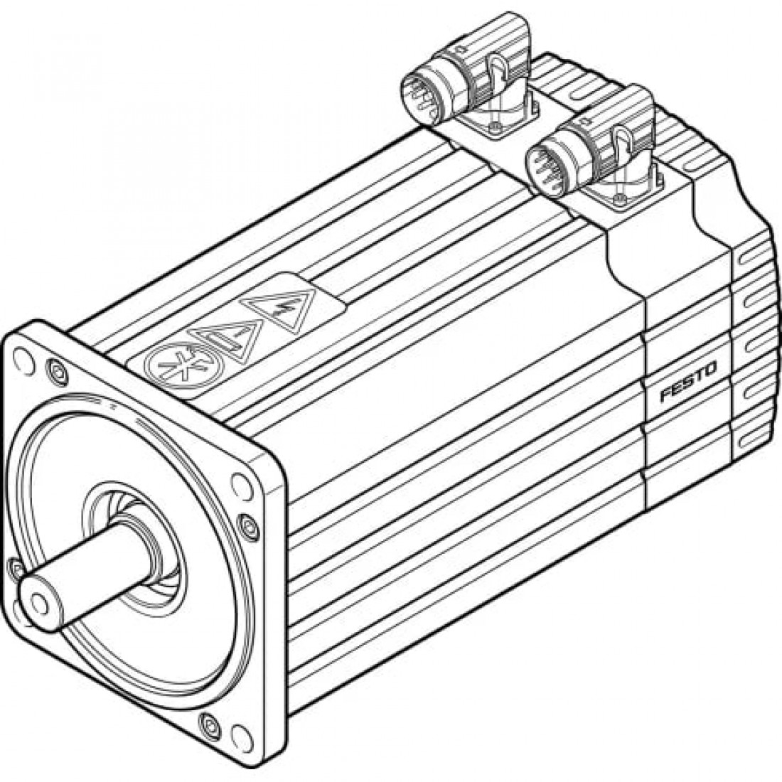 Серводвигатель Festo EMMS-AS-140-L-HS-RRB-S1