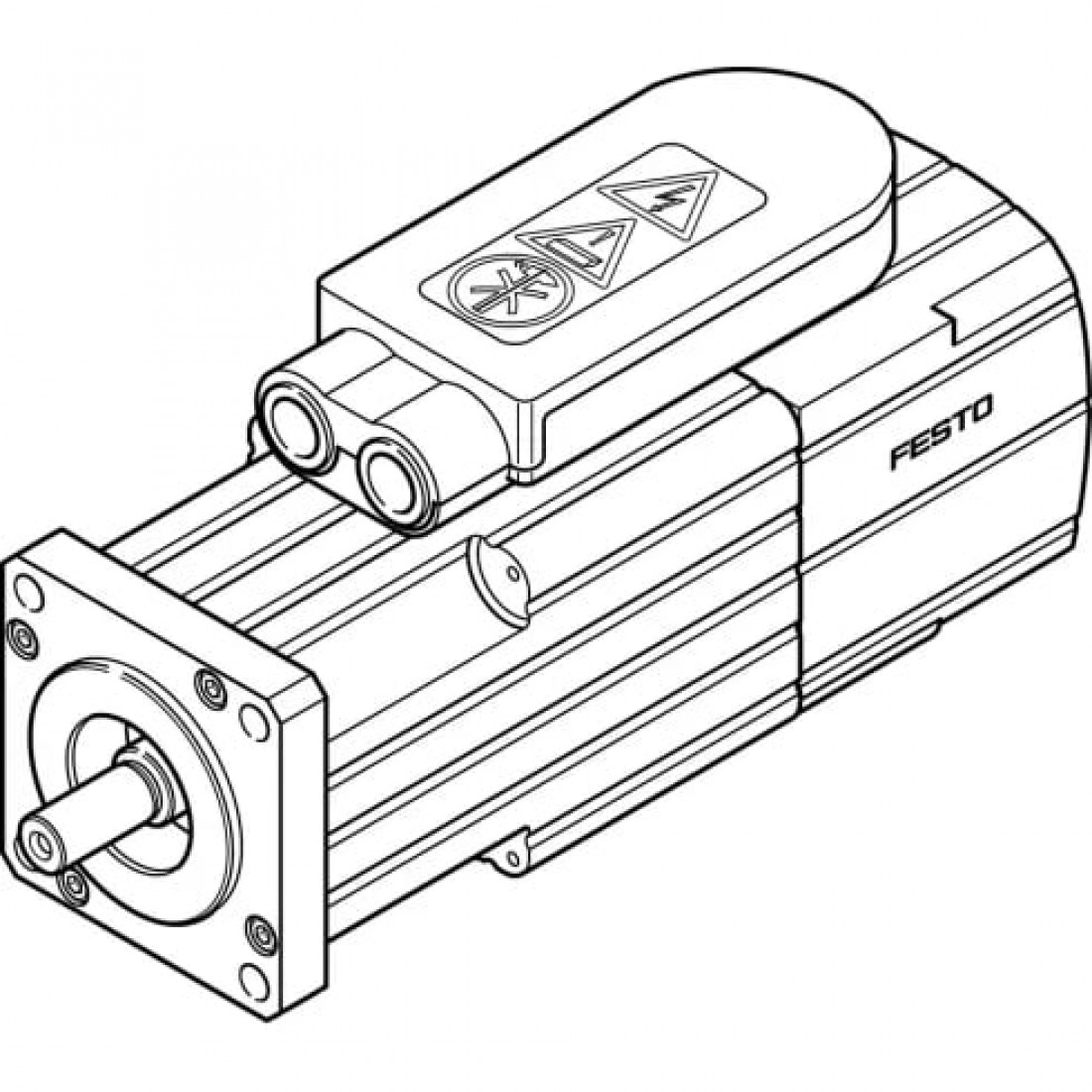 Серводвигатель Festo EMMS-AS-55-MK-HS-TMB