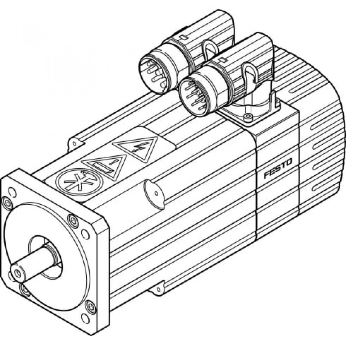 Серводвигатель Festo EMMS-AS-70-M-LV-RR-S1