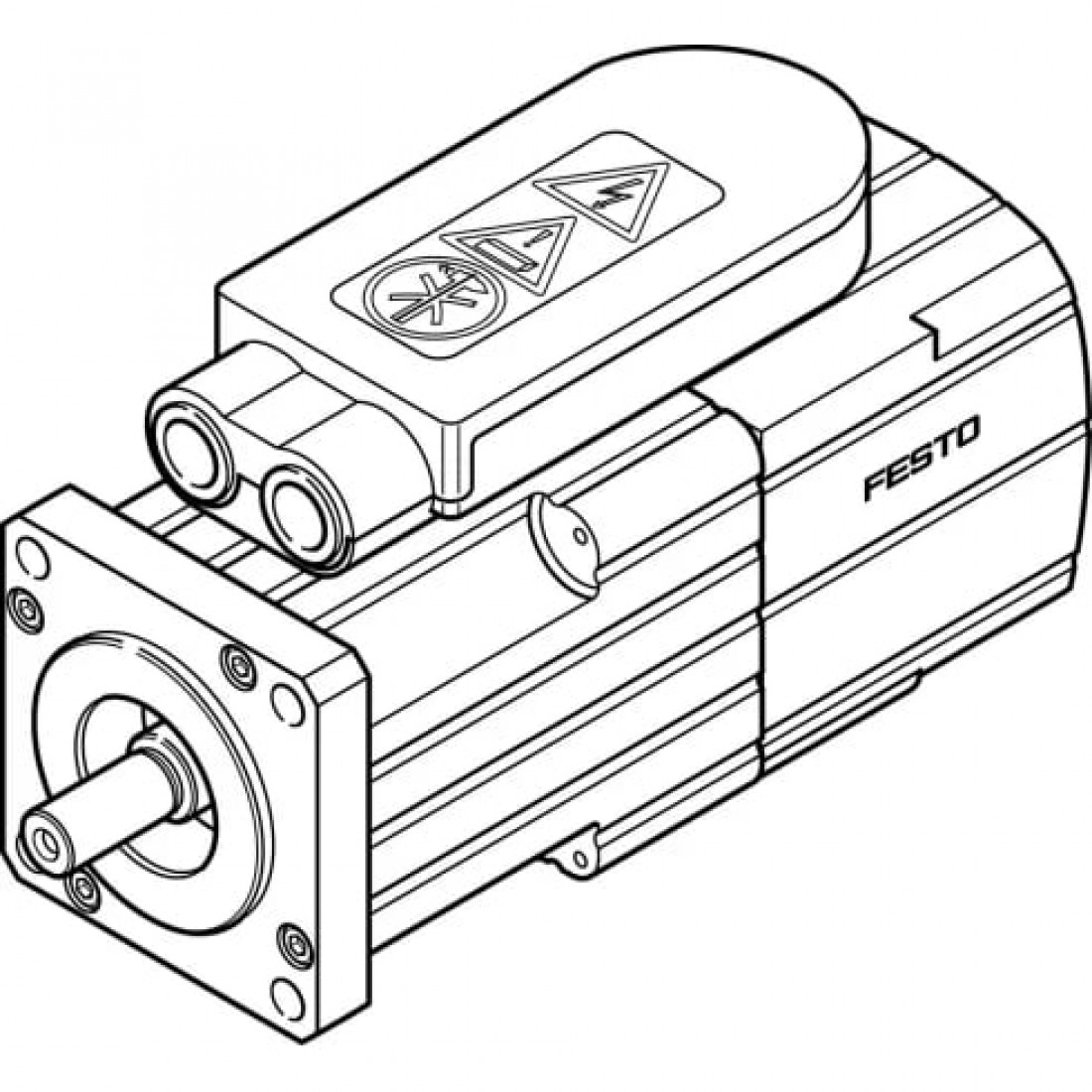 Серводвигатель Festo EMMS-AS-55-SK-LS-TMB-S1