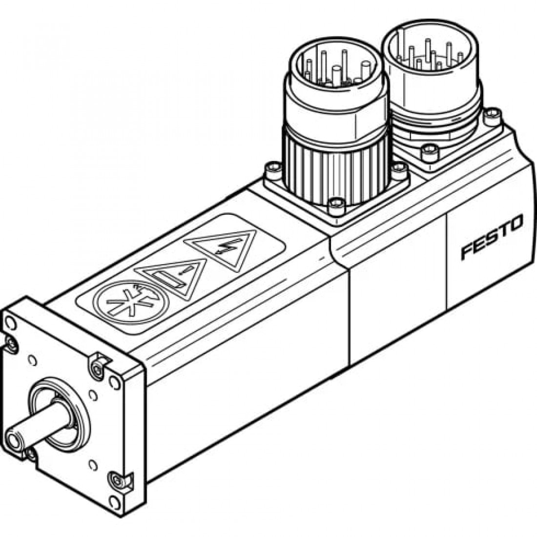 Серводвигатель Festo EMMS-AS-40-S-LS-SRB