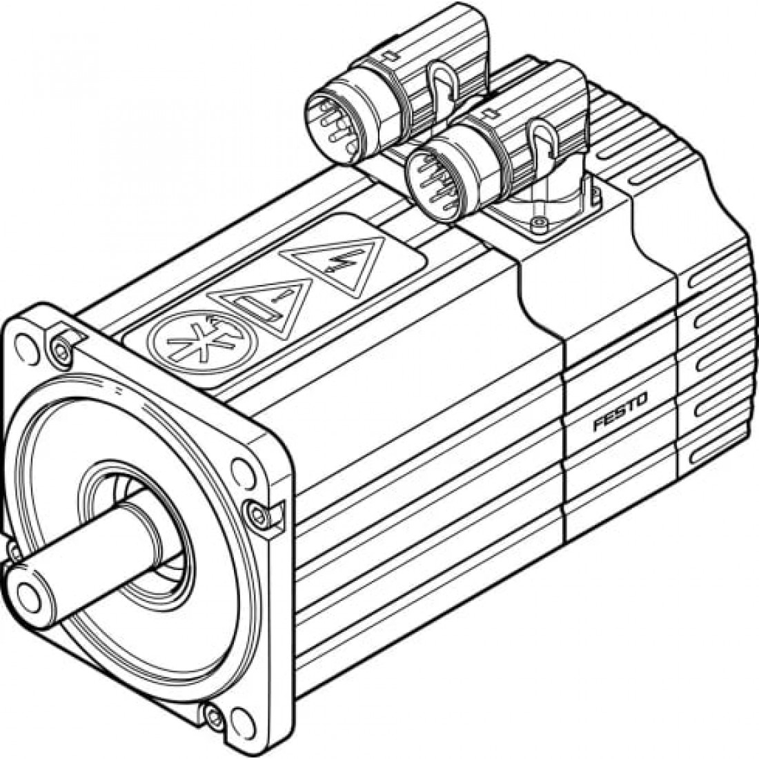 Серводвигатель Festo EMMS-AS-100-SK-HS-RR-S1