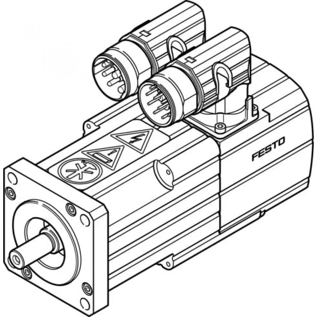Серводвигатель Festo EMMS-AS-55-S-HS-RR-S1