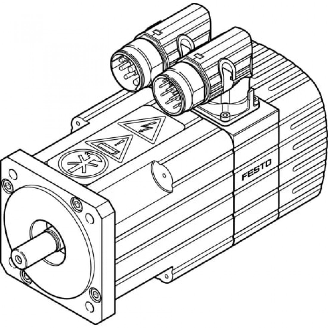 Серводвигатель Festo EMMS-AS-70-S-HV-RR-S1