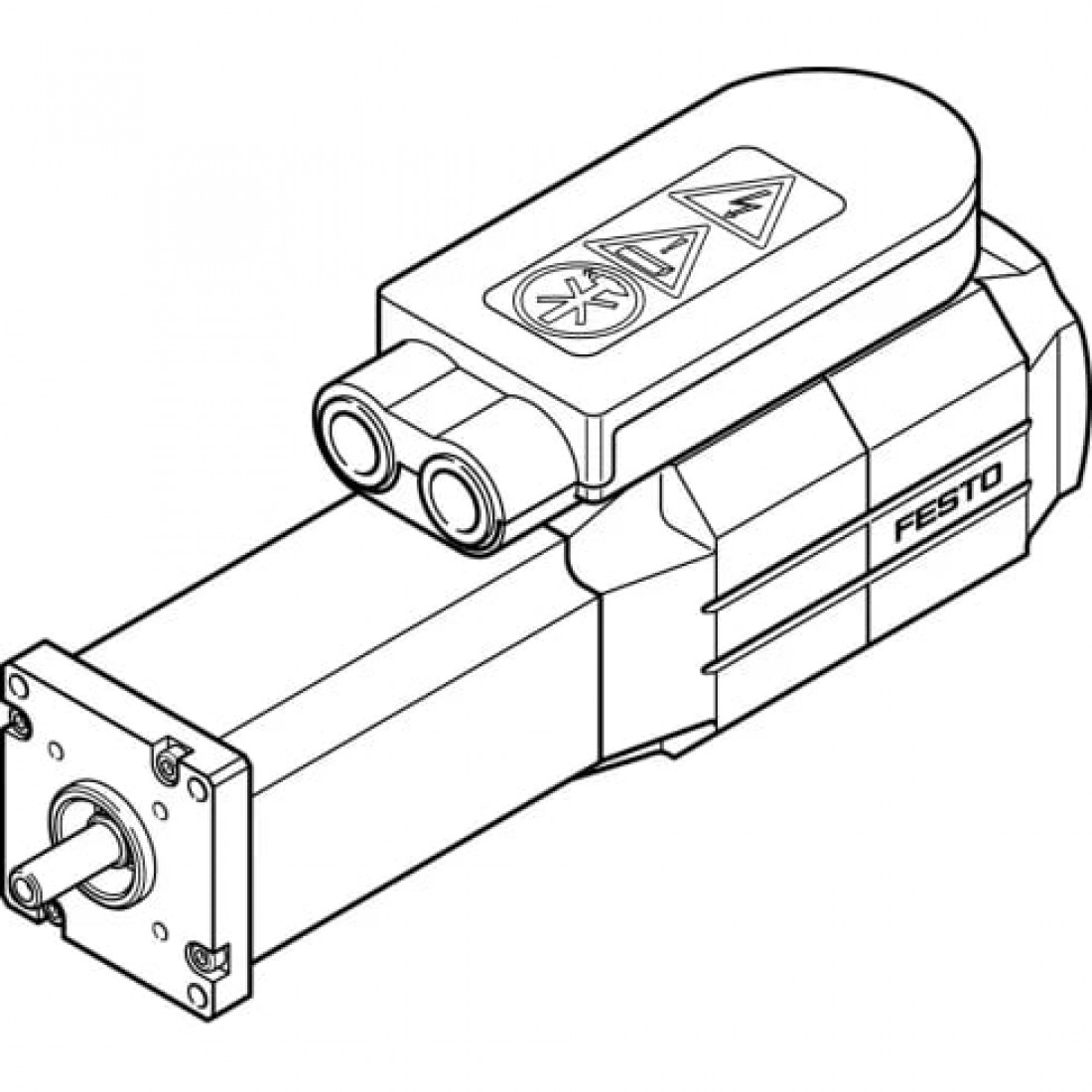 Серводвигатель Festo EMMS-AS-40-S-LS-TS