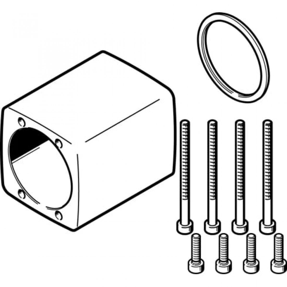 Корпус муфты Festo EAMK-A-D32-35A-40P