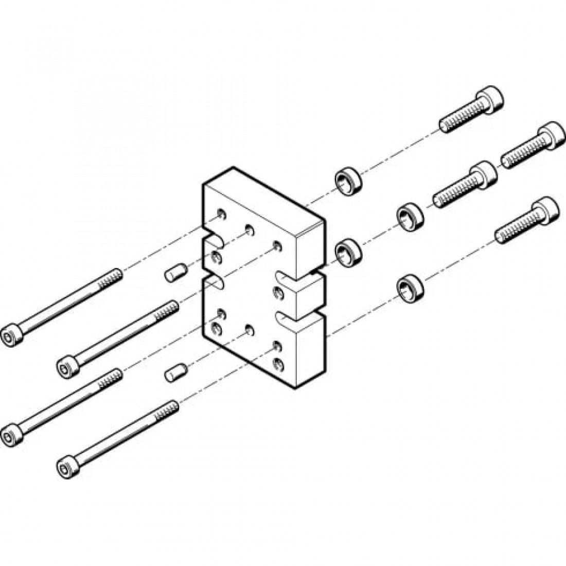 Адаптерная плита для параллельного захвата Festo HAPG-82