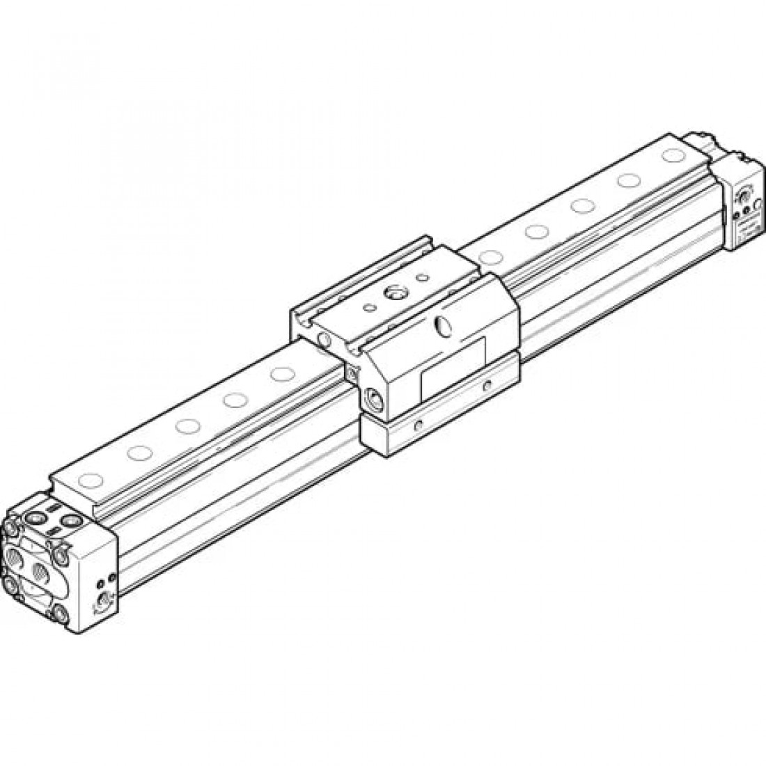 Линейный привод Festo DGPL-25-400-PPV-A-B-KF