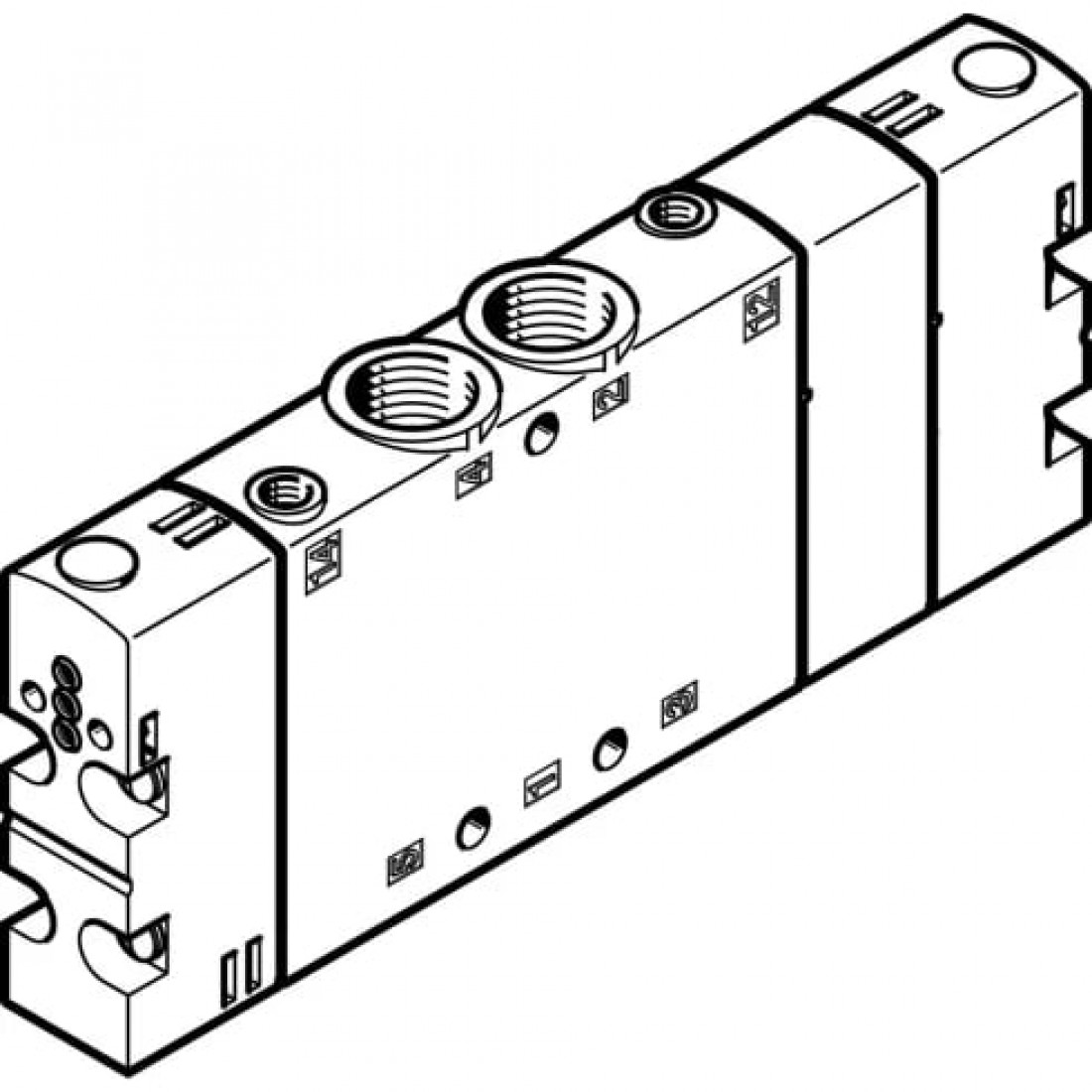 Базовый распределитель Festo CPE18-P1-5/3ES-1/4