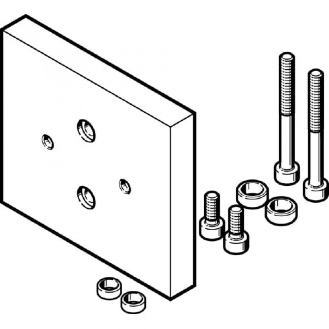 Адаптерная плита Festo DHAA-G-Q11-16-B17-14