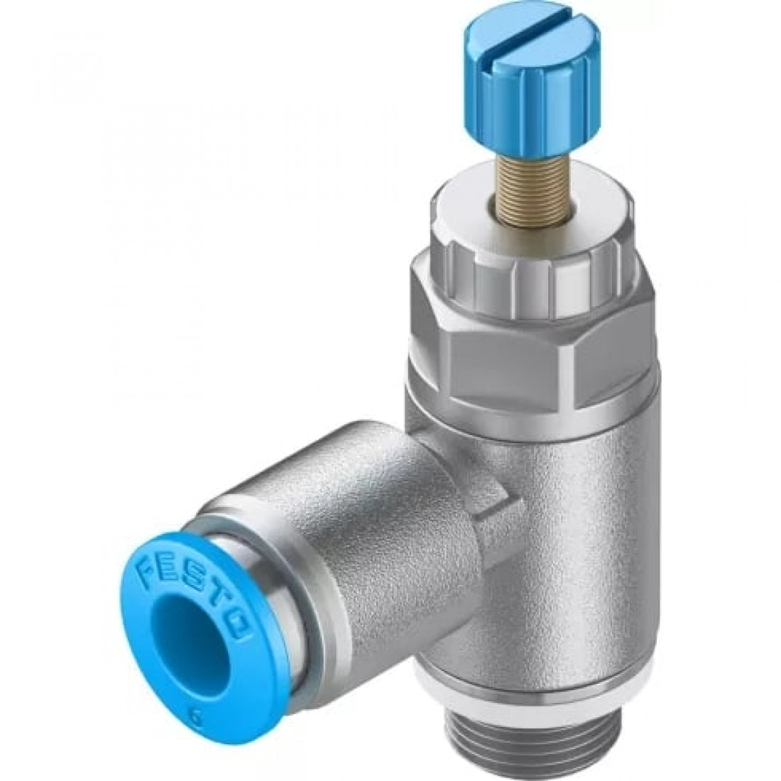 Дроссель с обратным клапаном Festo GRLA-1/8-QS-6-RS-D