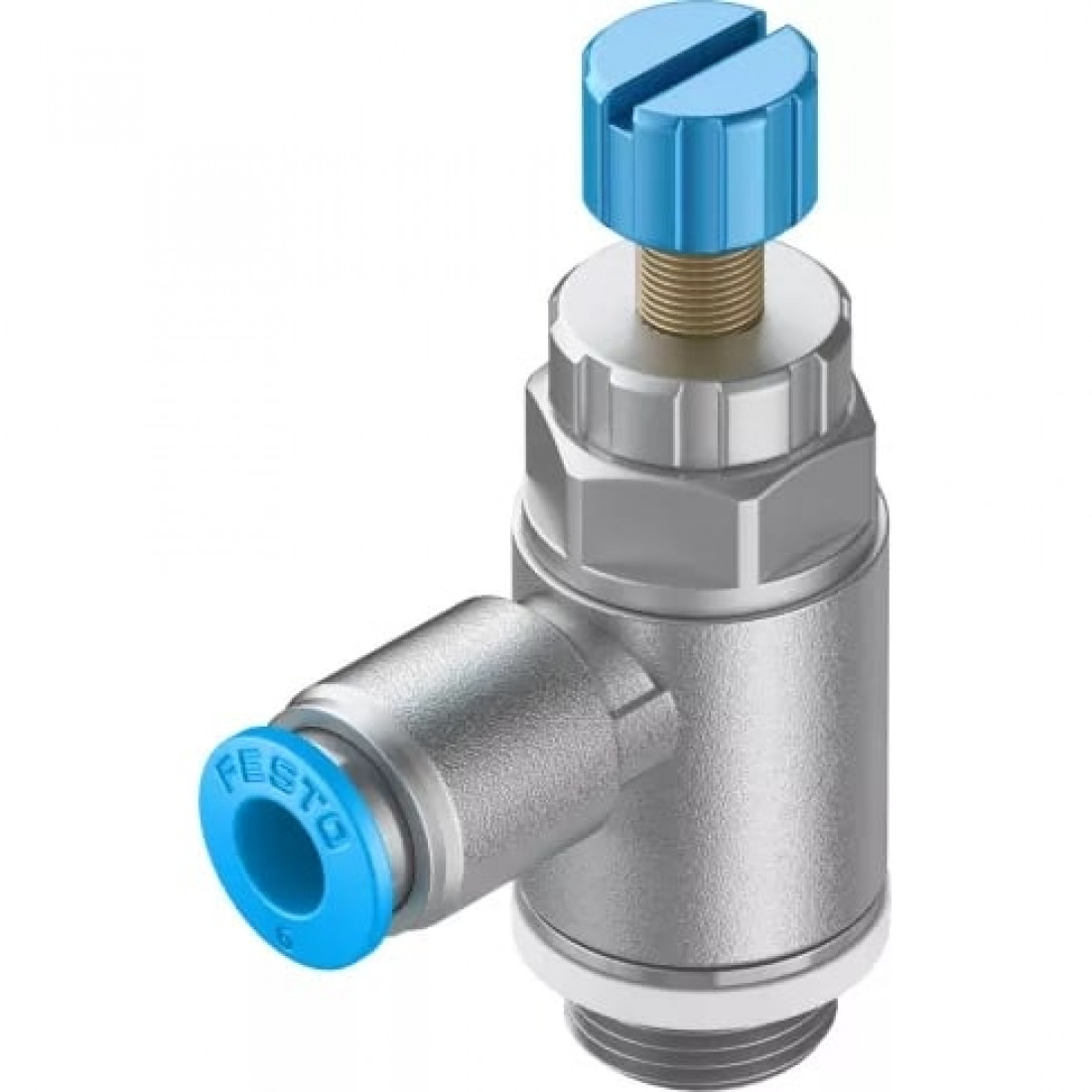 Дроссель с обратным клапаном Festo GRLA-1/4-QS-8-RS-D