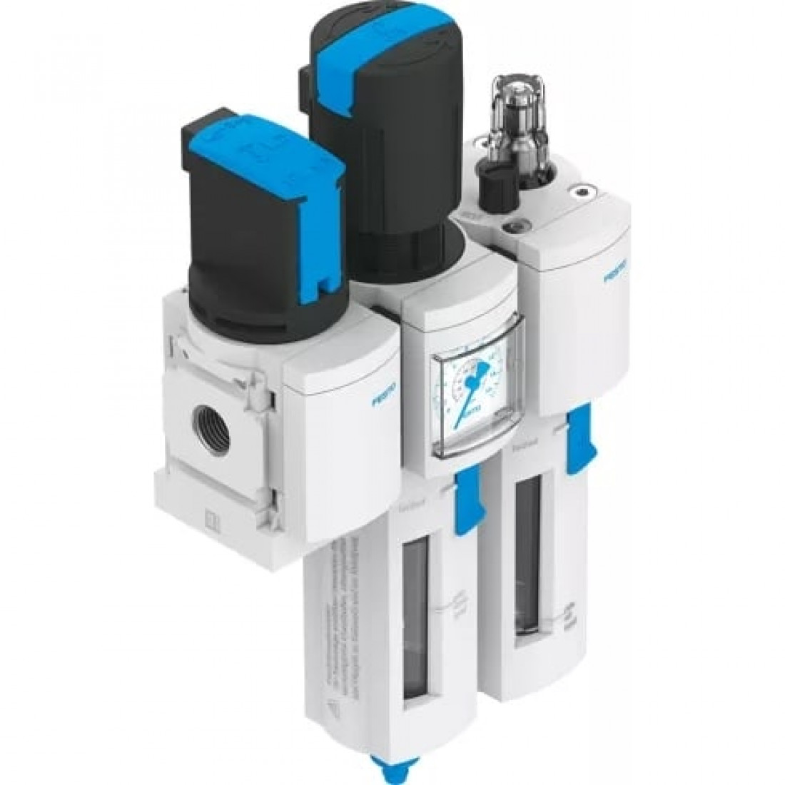 Блок подготовки воздуха, комбинация Festo MSB6-1/2:C3J1M1-WP