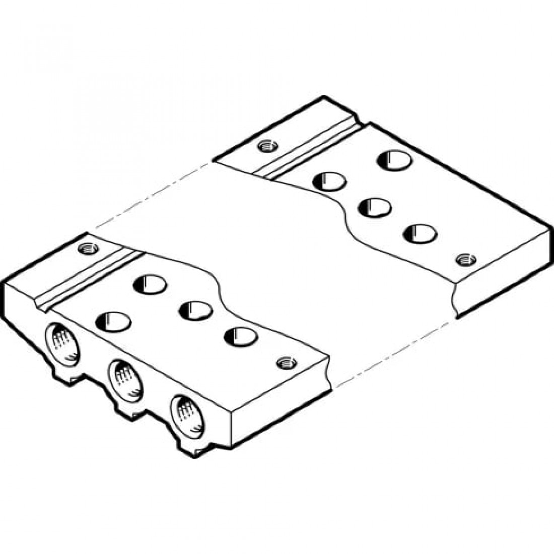 Коллектор Festo VABM-L1-10AS-M5-16