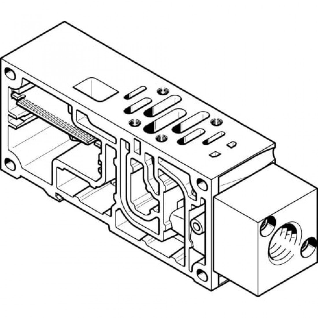 Коллекторная плита Festo VABV-S6-1Q-N12