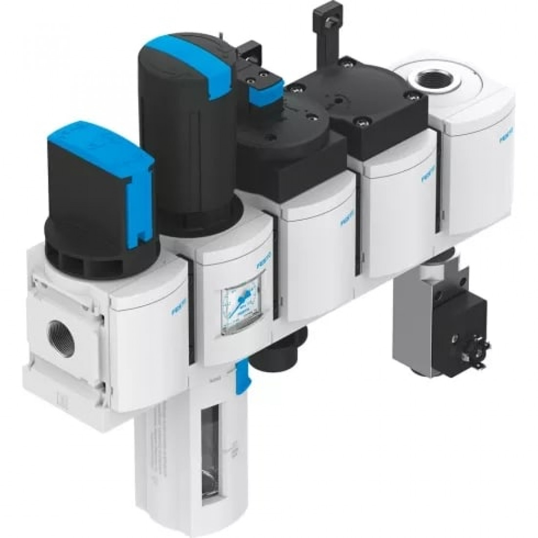 Блок подготовки воздуха, комбинация Festo MSB4-1/4:C3J2D1A1F3-WP