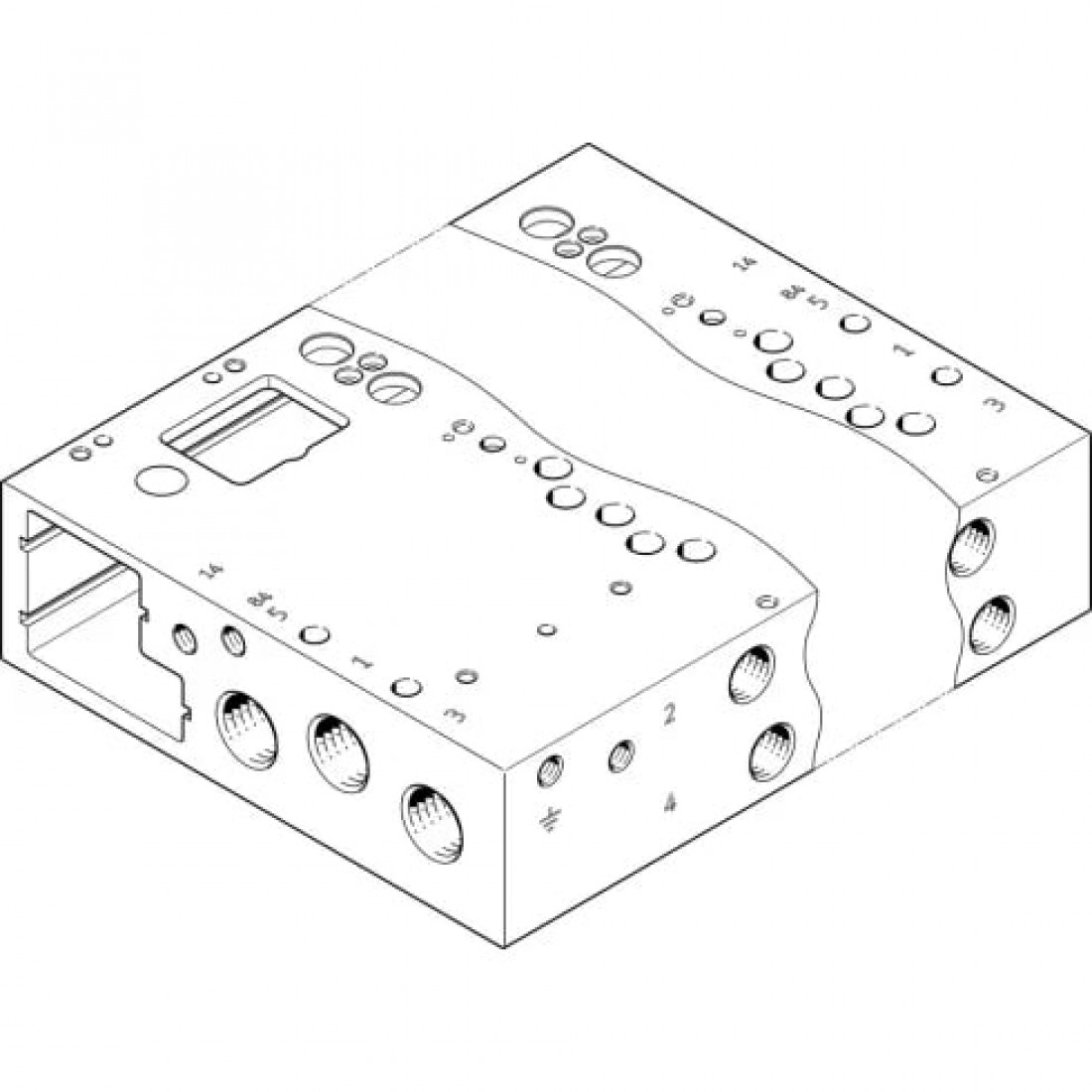 Коллектор Festo VABM-L1-14W-G14-12-GR