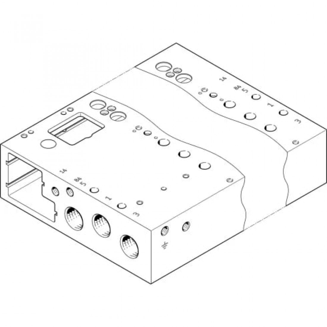 Коллектор Festo VABM-L1-14G-G14-16-GR