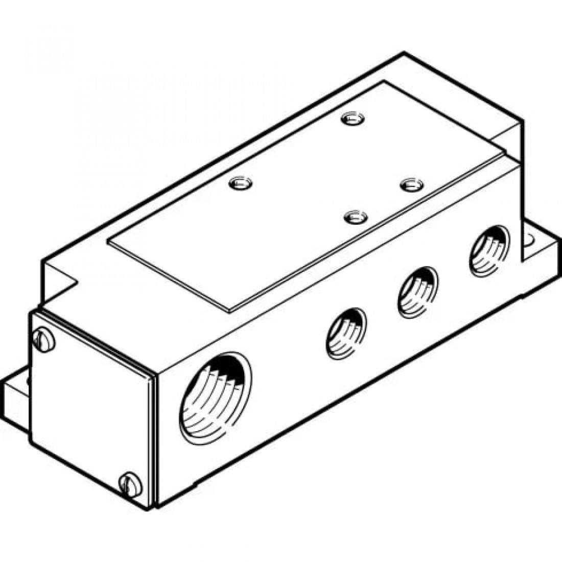 Монтажная плита Festo NAUE-1/4-NPT-1-ISO