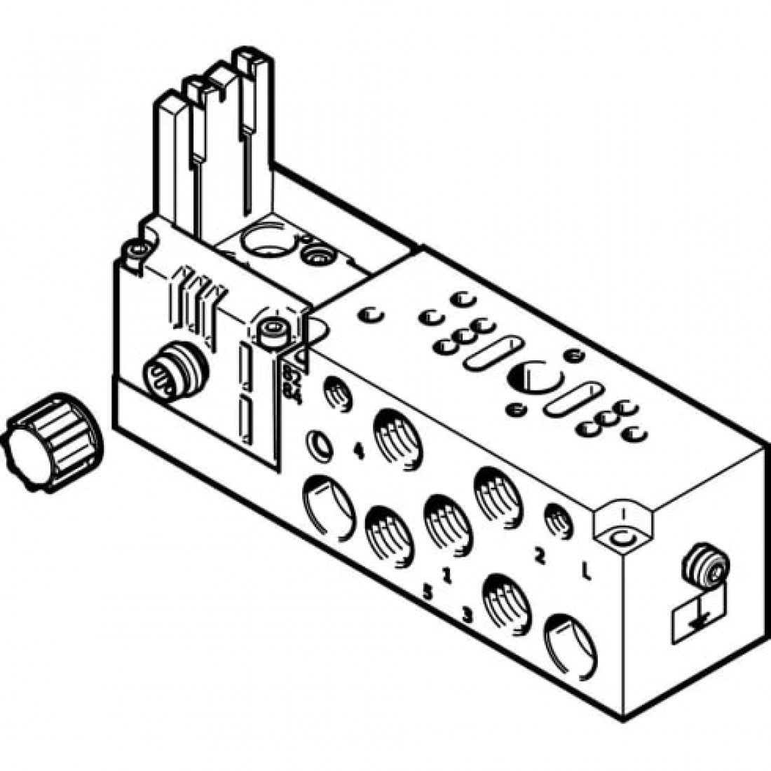 Монтажная плита Festo VMPA2-IC-AP-1-EX1E