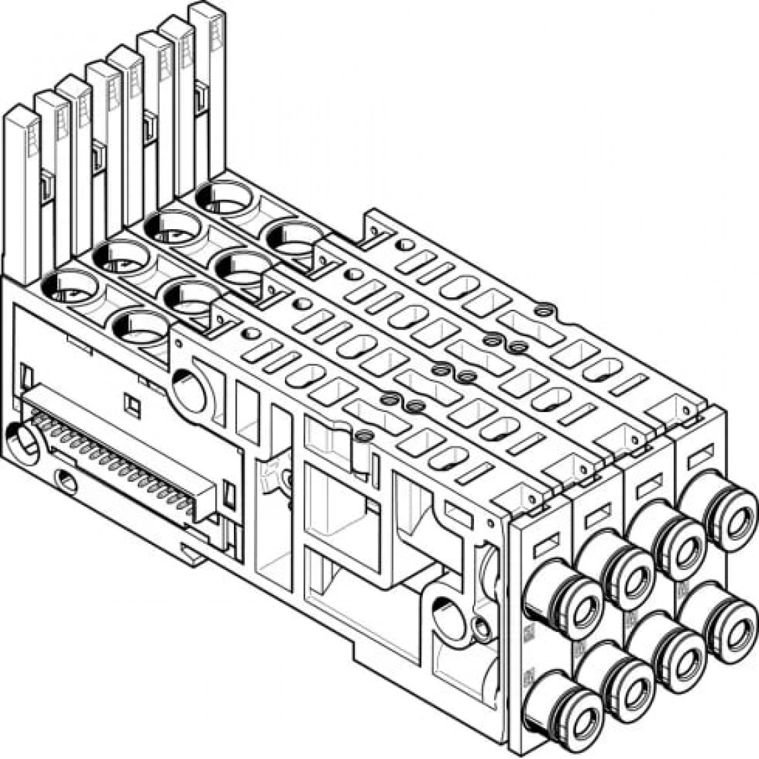 Монтажная плита Festo VMPAL-AP-4X10-QS6-1