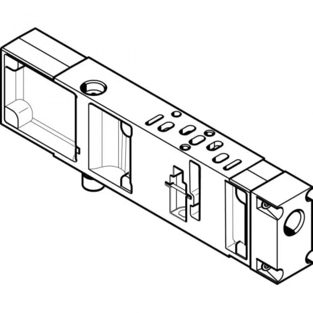 Вертикальная плита питания воздухом Festo VABF-S4-2-P1A14-N18