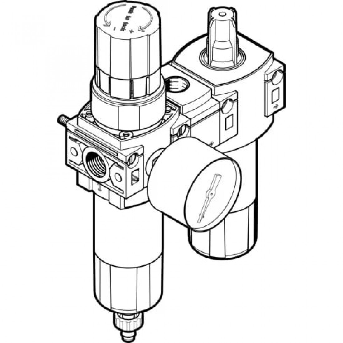 Блок подготовки воздуха, комбинация Festo FRC-1/4-DB-7-MINI-KA-MPA