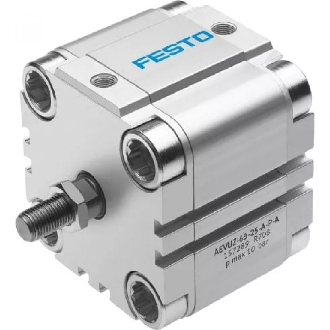 Компактный пневмоцилиндр Festo AEVUZ-50-10-A-P-A