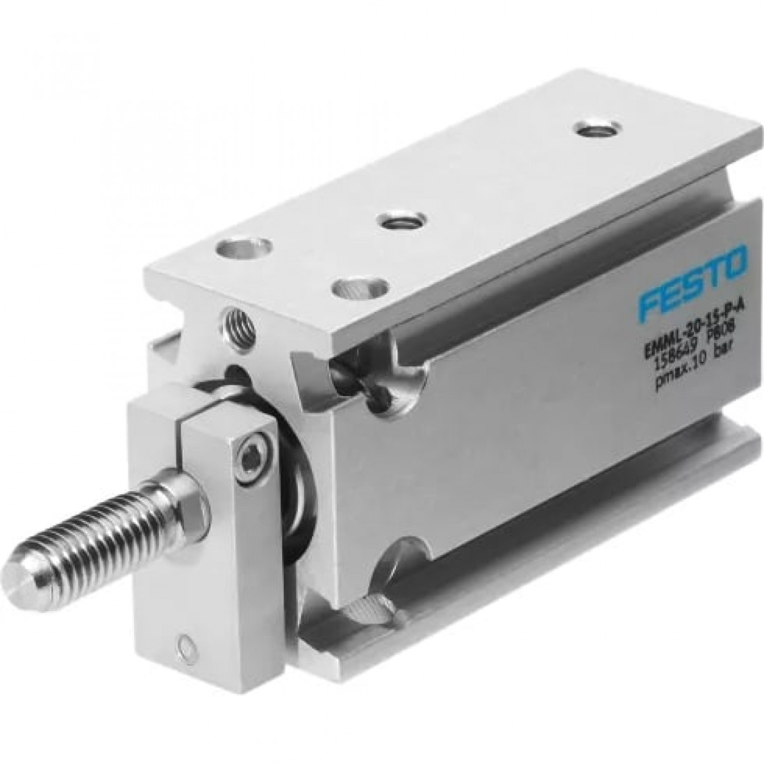 Компактный пневмоцилиндр Festo EMML-32-15-P-A