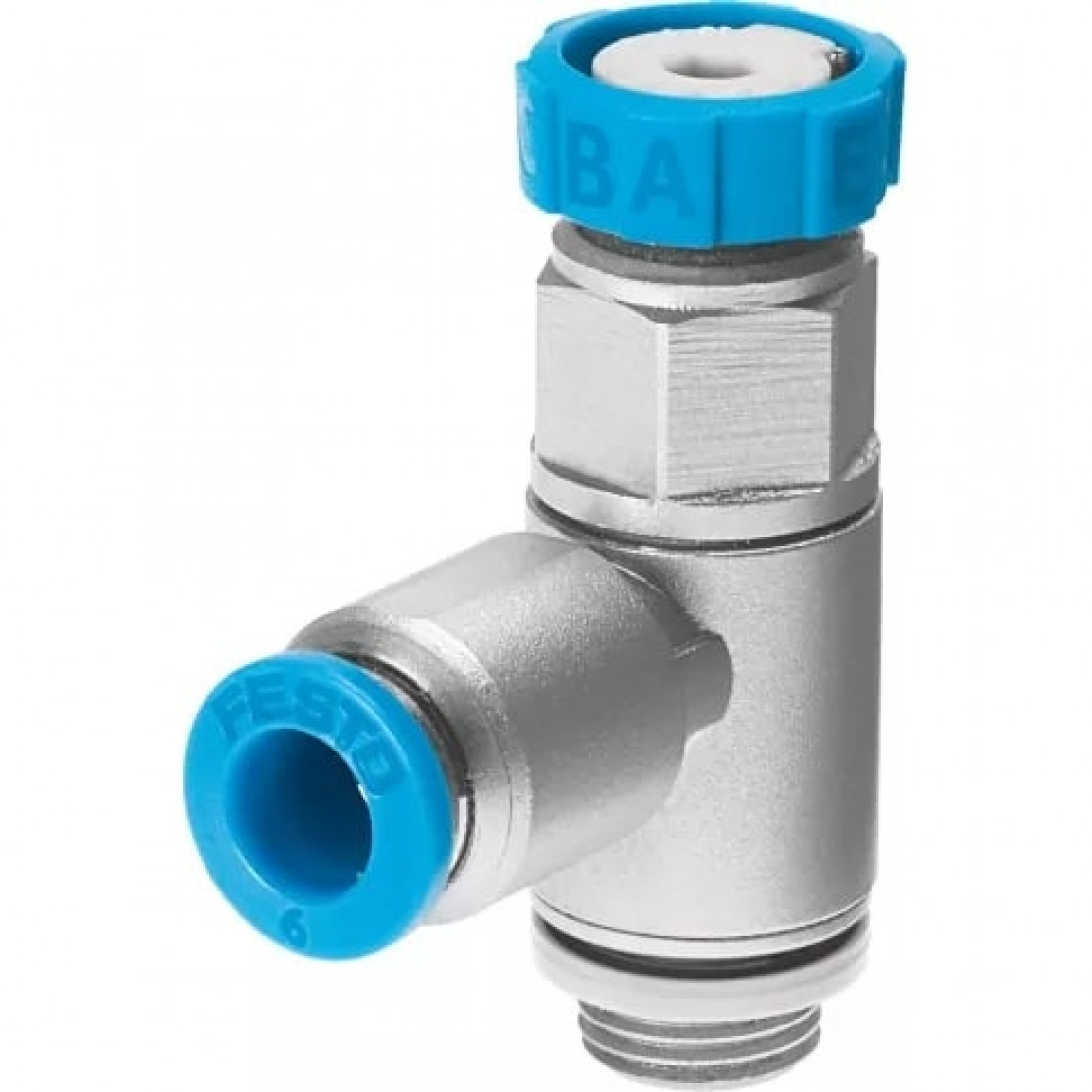 Дроссель с обратным клапаном Festo GRLSA-1/8-QS-6