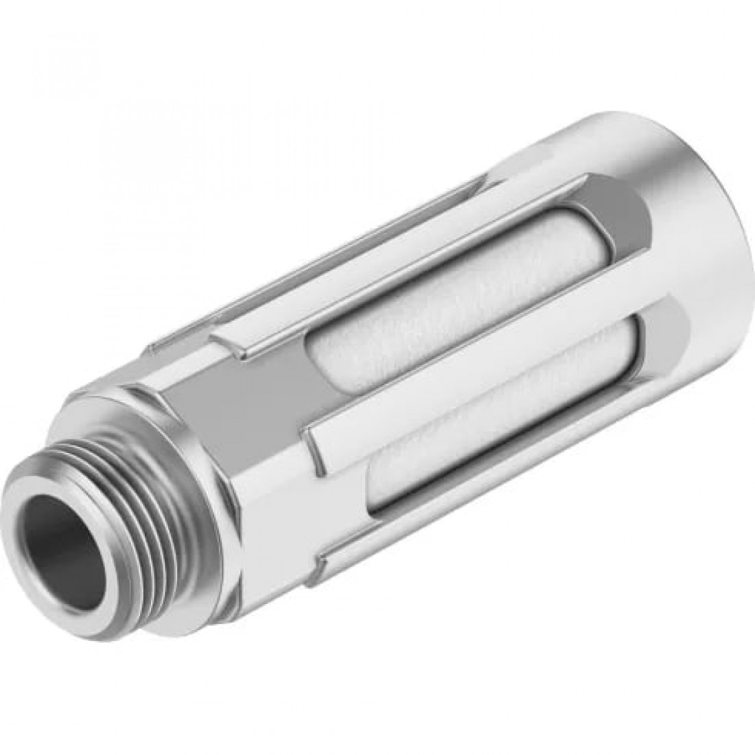Глушитель алюминиевый резьбовой Festo U-1/4-B-NPT