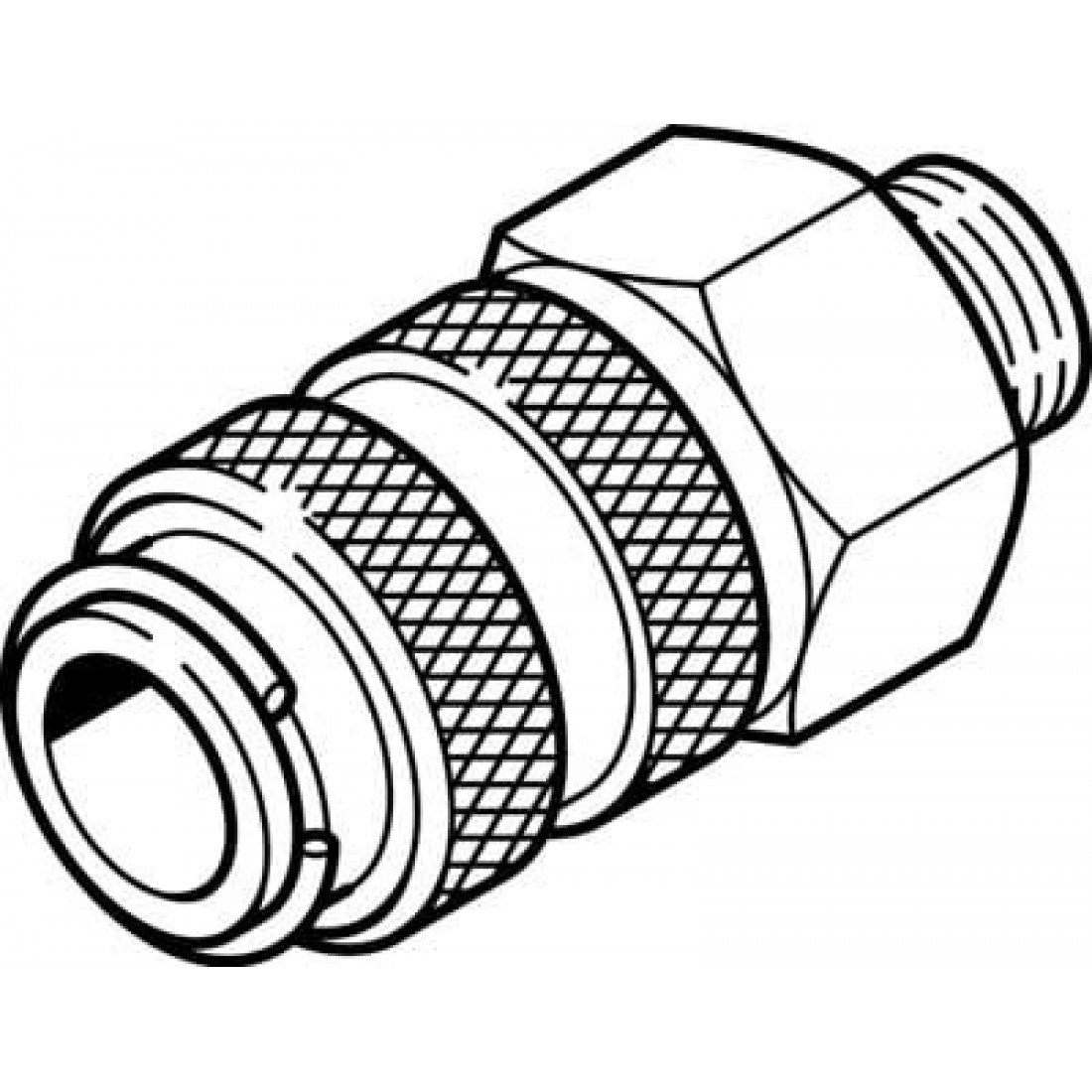 Быстроразъемная розетка Festo KD-1/8