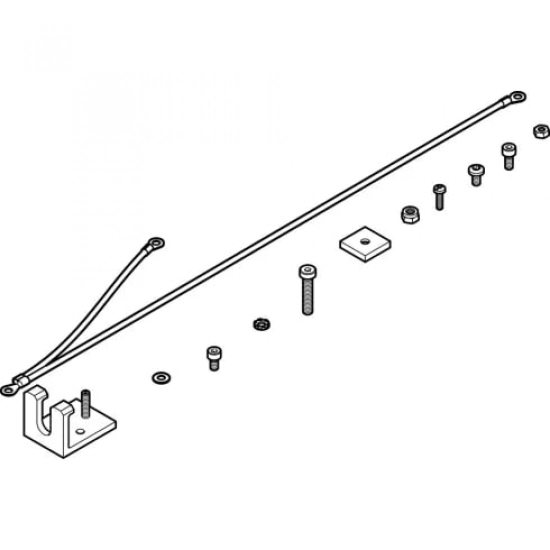 Монтажный набор Festo CAFC-X1-BE